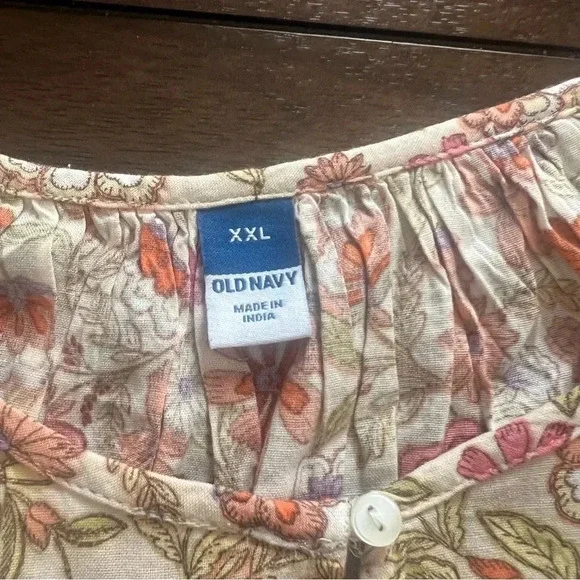 {Old Navy} Floral Long Sleeve Blouse - XXL - Picture 4 of 6